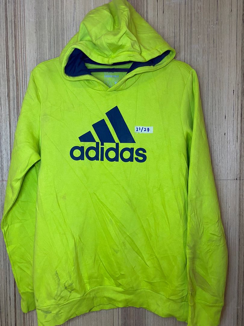 Adidas cheap hoodie neon