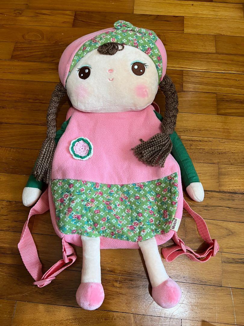 Angela Doll backpack and Hello Kitty Sling bag, Babies & Kids, Going