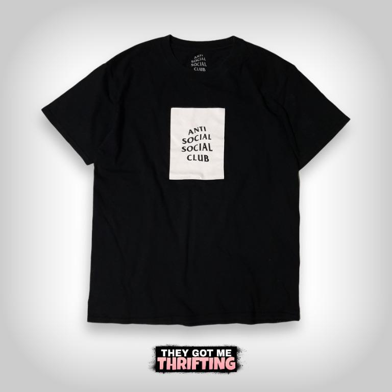 Anti social social new arrivals club logo tee