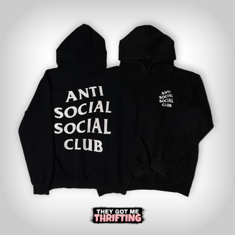 Anti social social club on sale hoodie mens