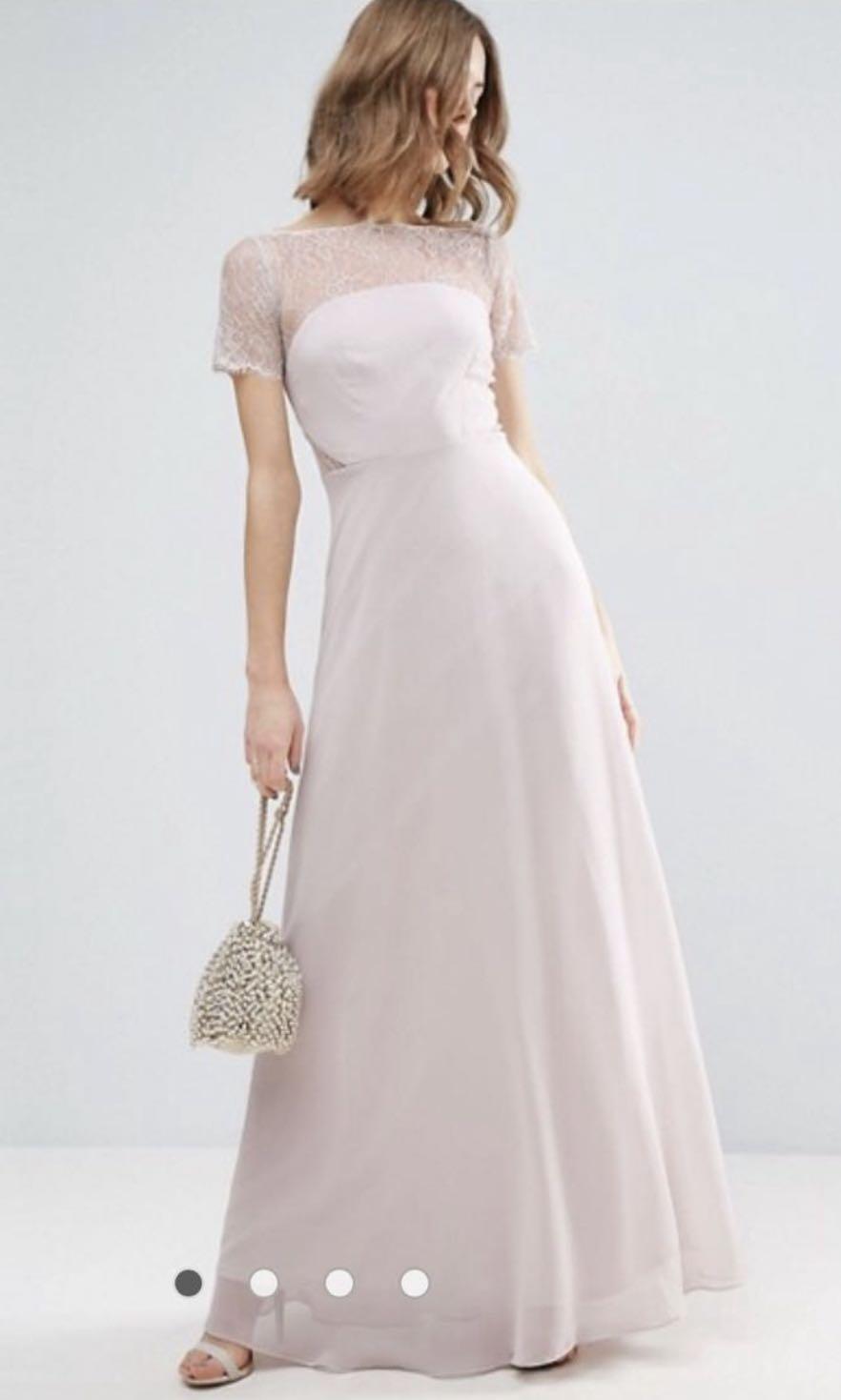 Asos lace insert panelled maxi dress deals