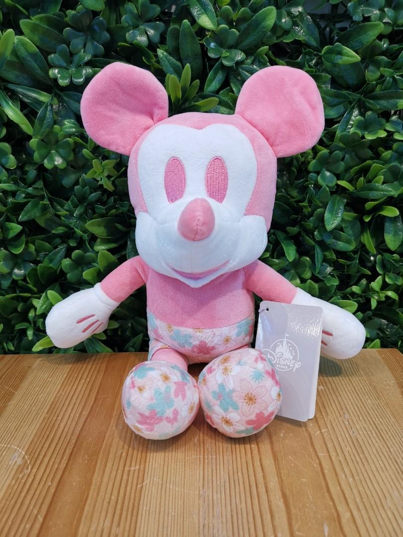 Authentic Disney mickey mouse cherry blossom soft toy plush plushie ...