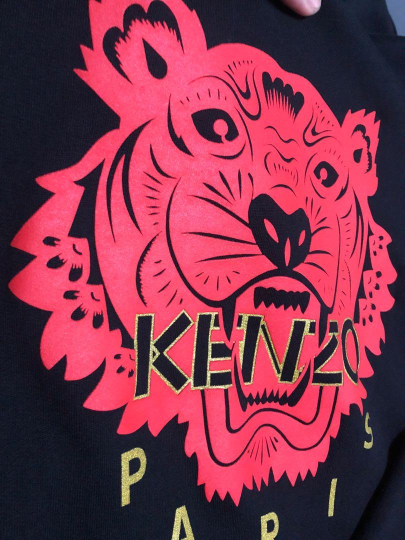 Authentic Kenzo Red lion long sleeve sweater