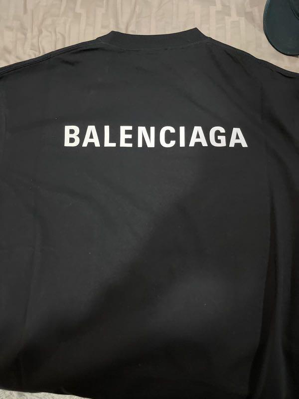 Balenciaga Logo Print T-Shirt, Men's 