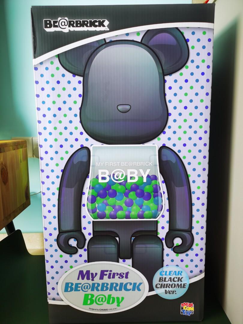 BE@RBRICK - ベアブリックMY FIRST B@BY CLEARBLACKCHROMEVer. BE@RBRICK My First Be@rbrick Baby Clear Black Chrome Ver