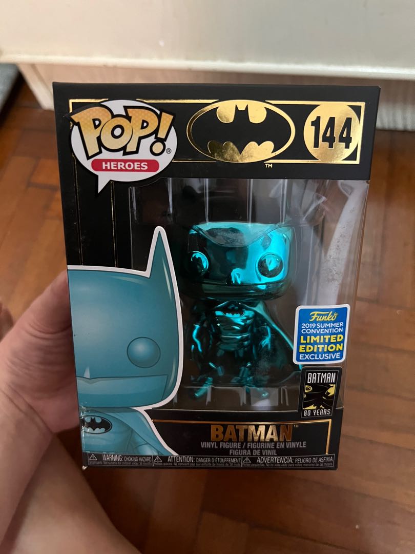 Blue chrome hot sale batman funko