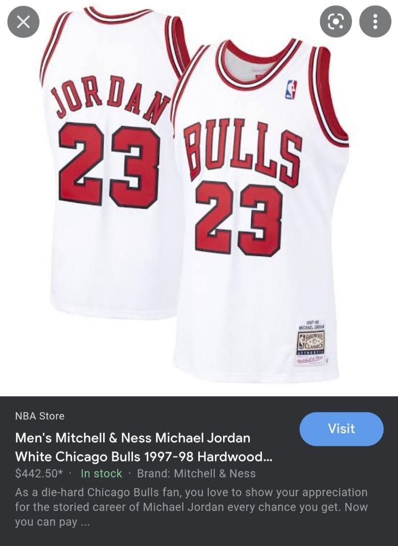 Mitchell & Ness Michael Jordan Chicago Bulls Neapolitan Hardwood Classics 97-98 Swingman Jersey by Devious Elements App Small