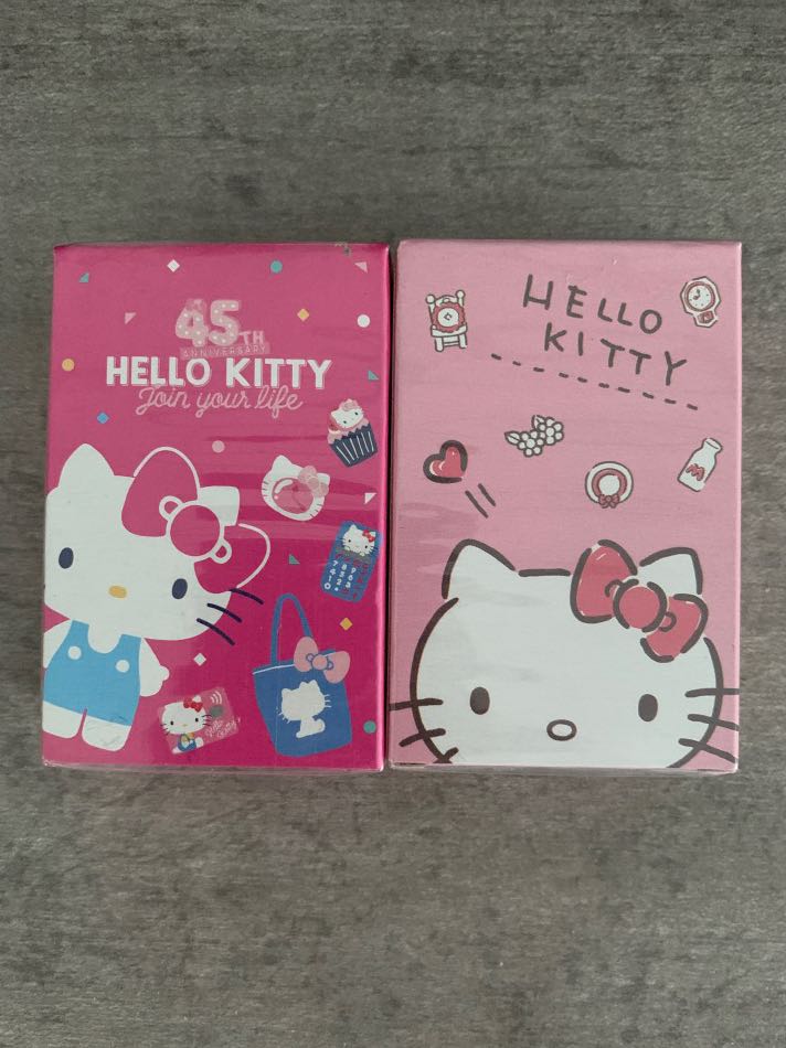 Brand new Hello Kitty Poker Cards rare limited edition Sanrio Disney ...