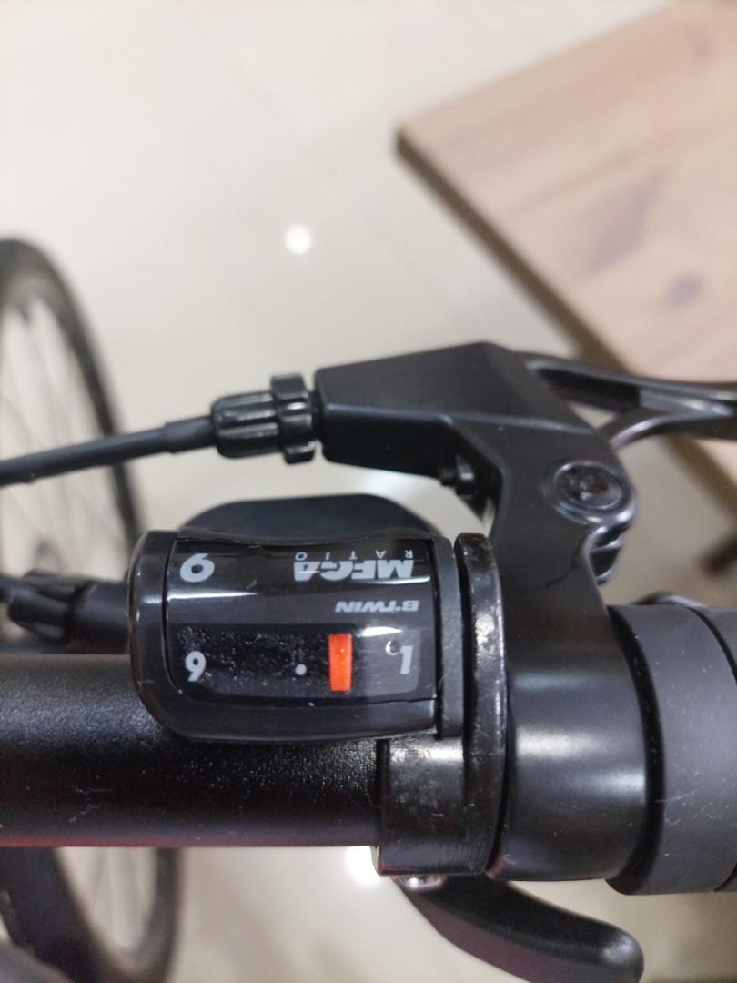 BTWIN Riverside 500 Disc Brake 9sp Hybrid Bike, Sports Equipment