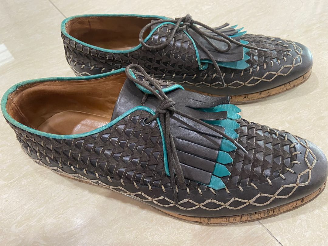 Burberry Men shoes leather in v good condition. Men s Fashion Footwear Dress Shoes on Carousell