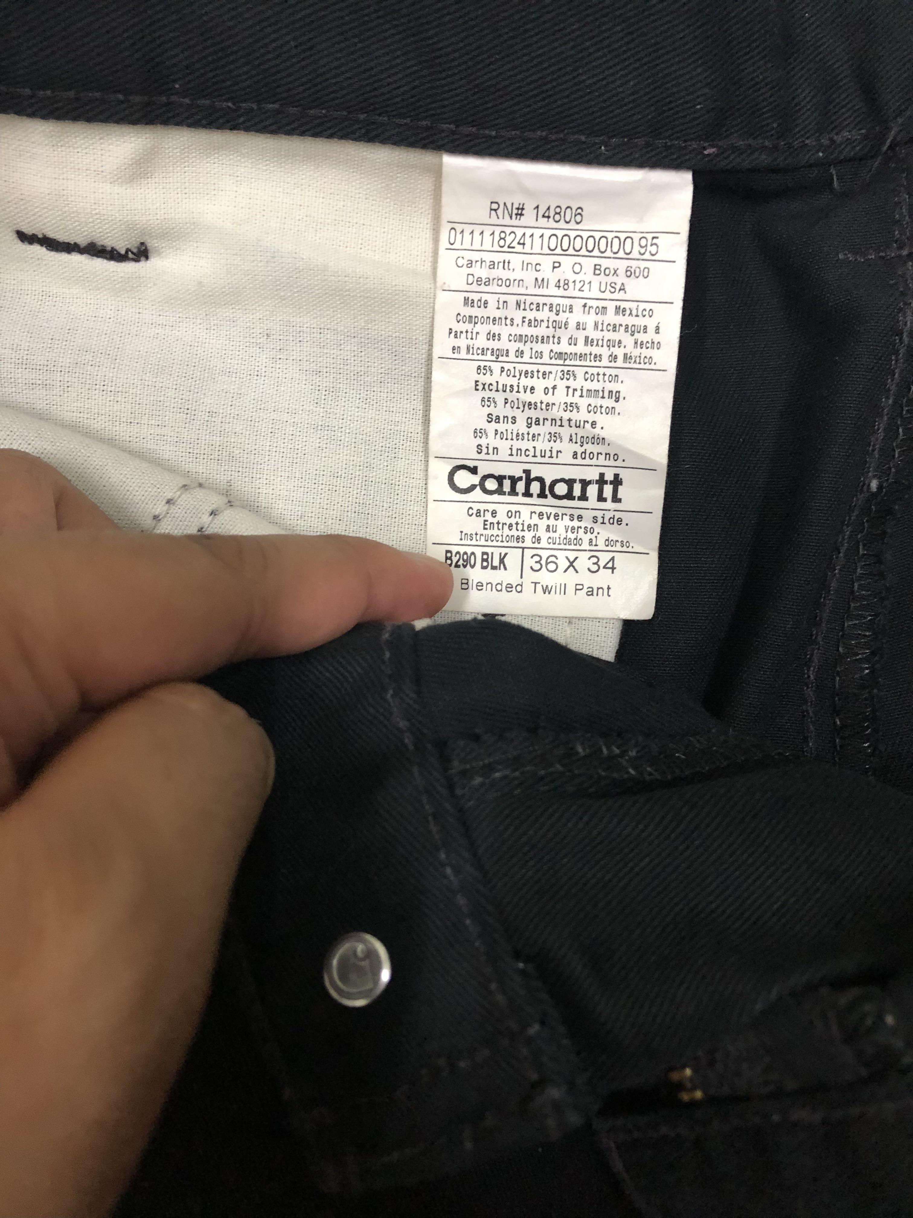 Carhartt b290 black clearance