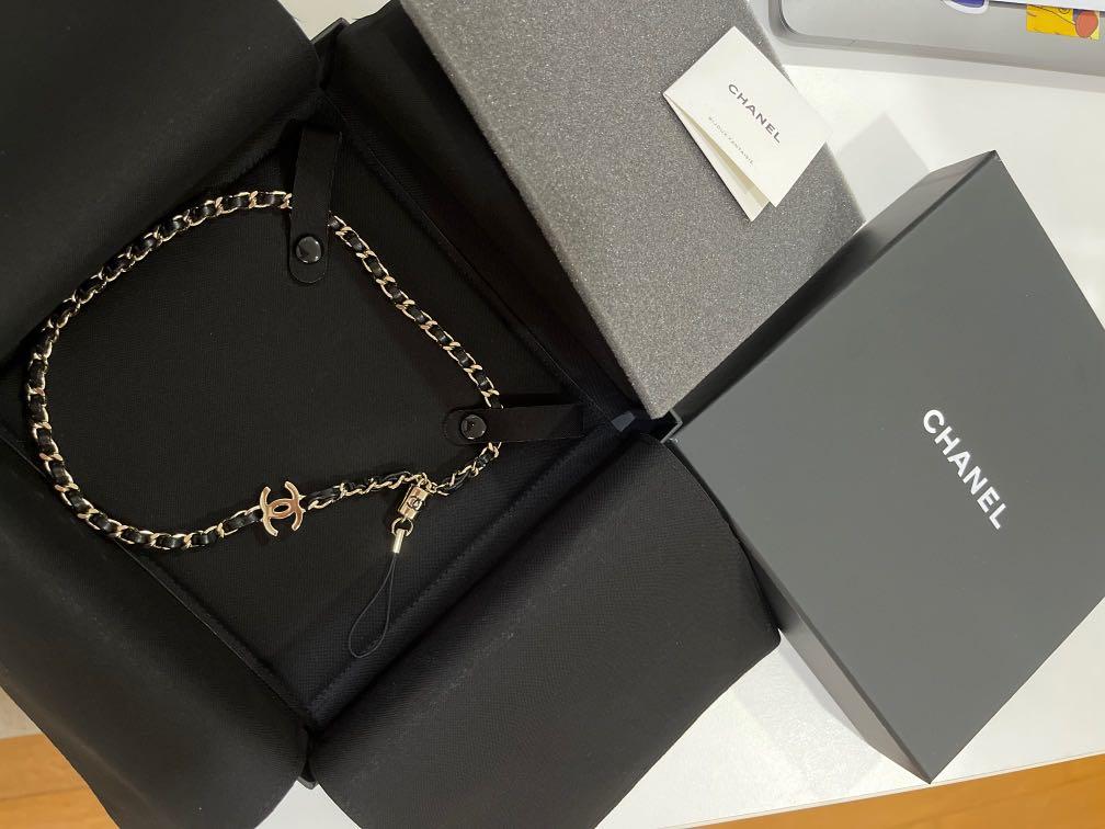Chanel phone outlet strap