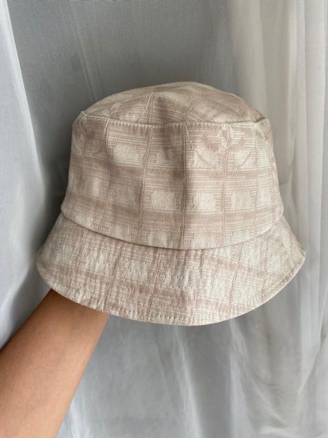 CHANEL vintage travel line bucket hat 