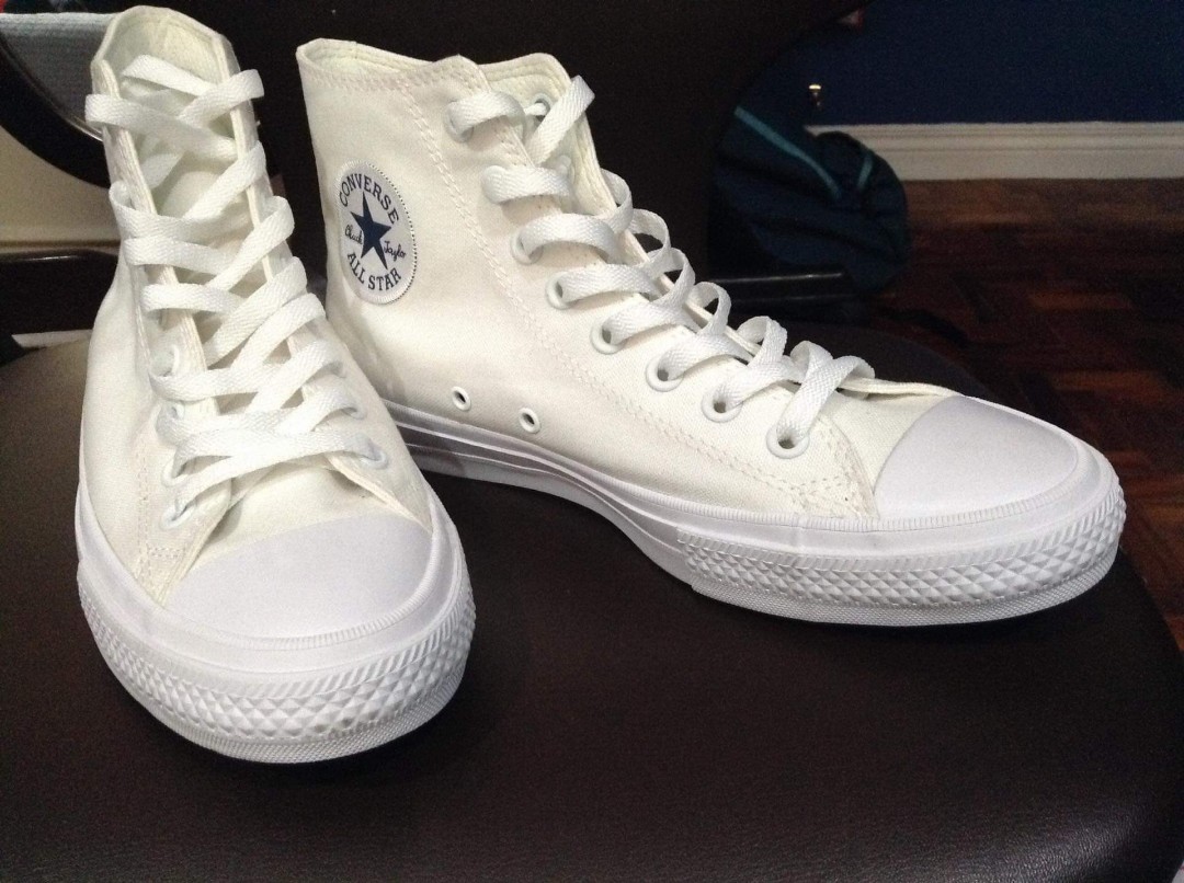 Converse high cut off white sales