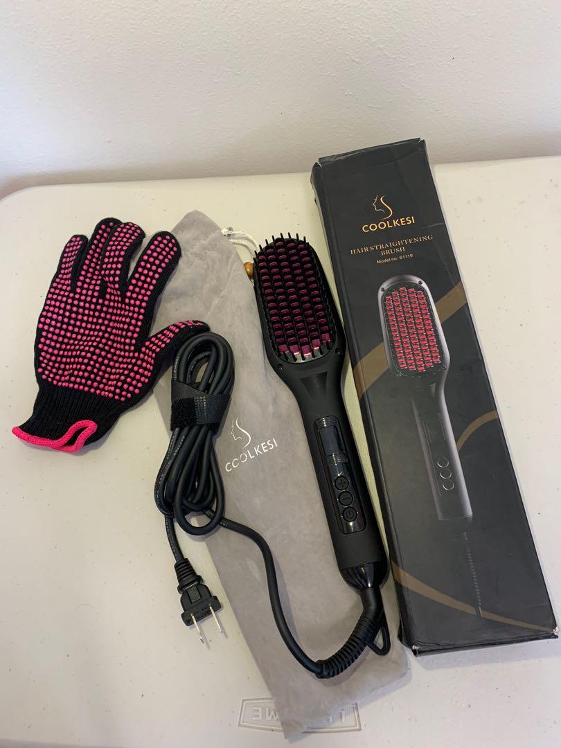 Coolkesi hair straightener brush Clearance