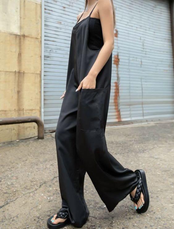 Baggy wide leg jumpsuit new arrivals