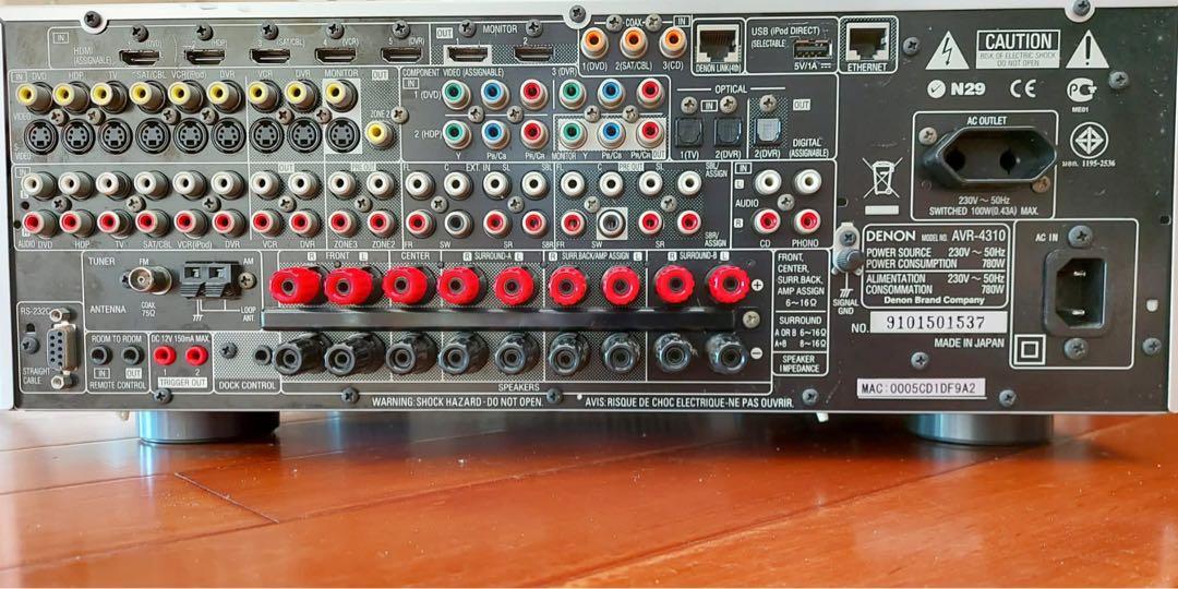 DENON AVR-4310 surround amplifier 擴音機, 音響器材, Soundbar