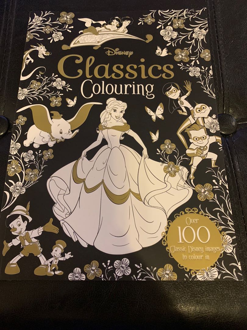 Disney Classics Coloring Book, Hobbies & Toys, Stationary & Craft, Art ...