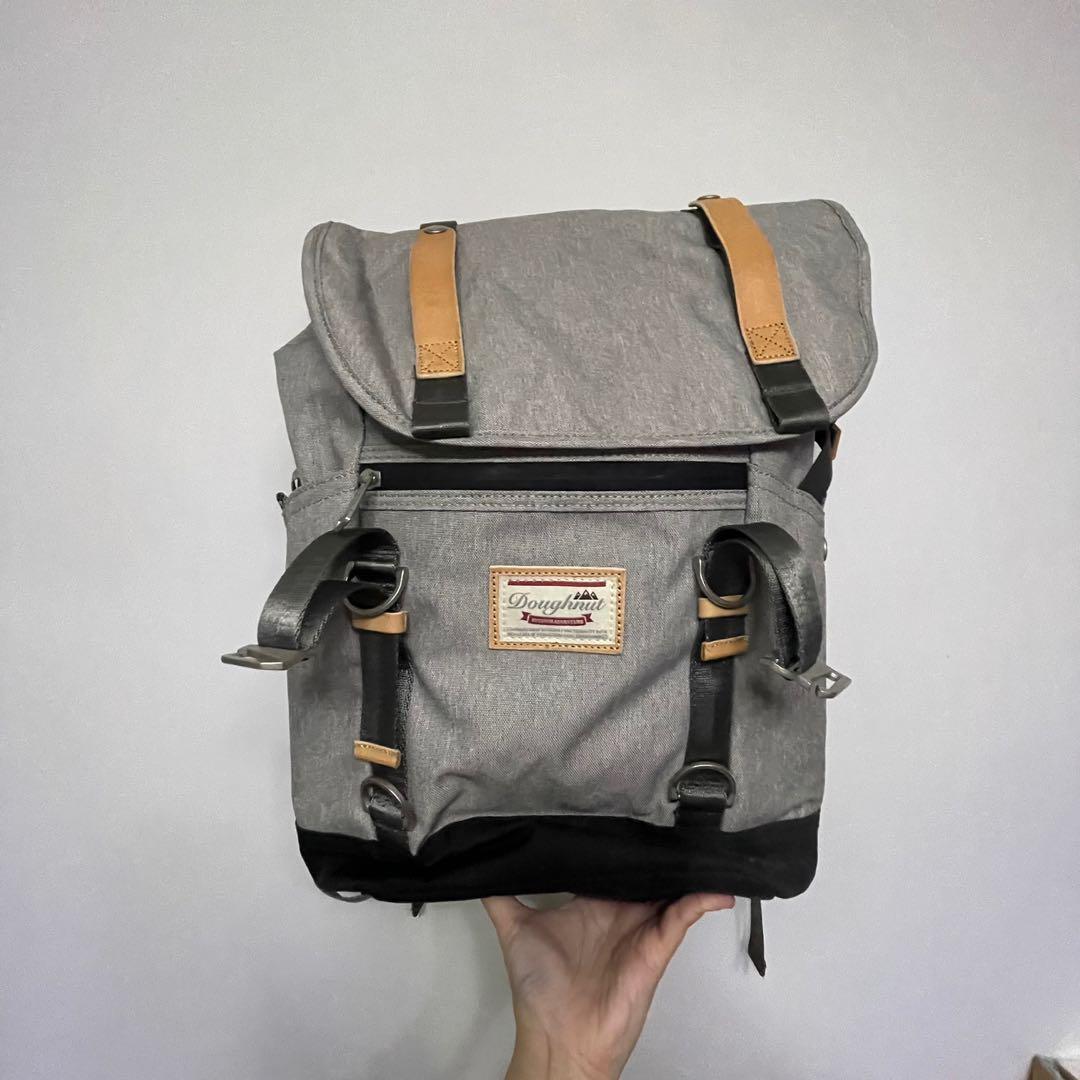 Doughnut Backpack Denver Light grey x black