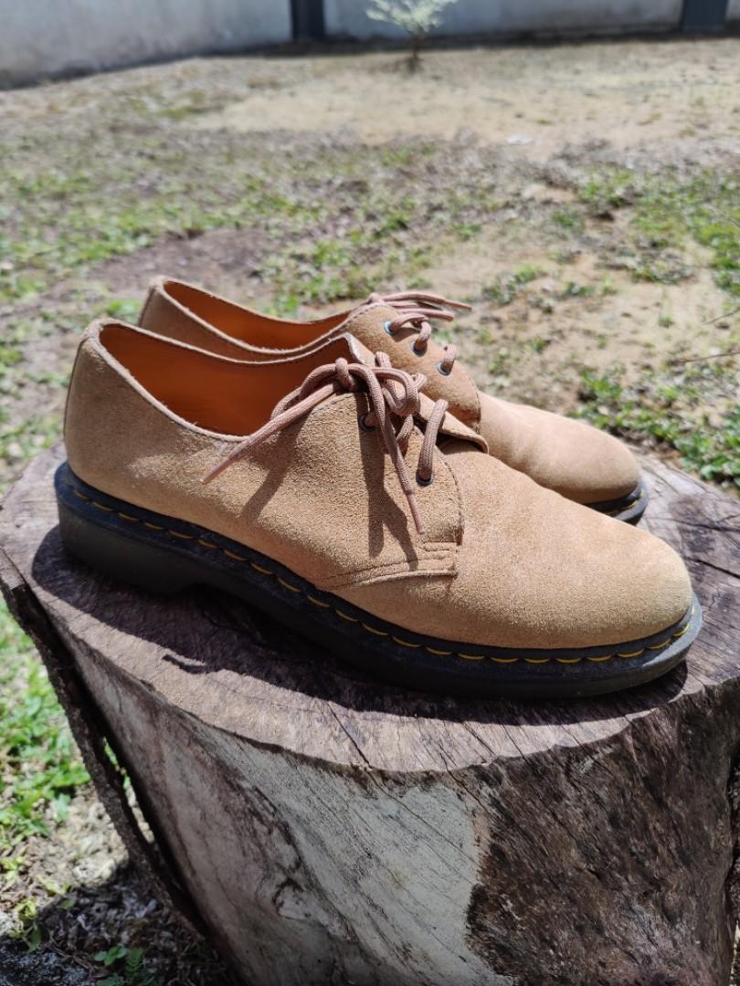 Dr Martens 1461 suede Men s Fashion Footwear Boots on Carousell