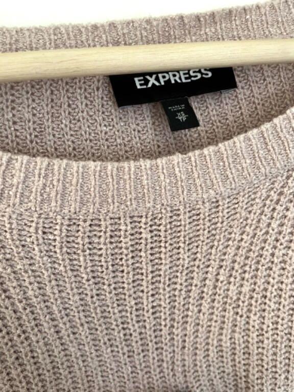express pink sweater