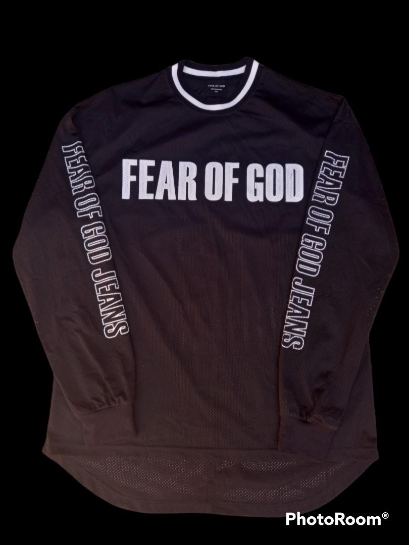 予約販売品 fear Black of Fear god mesh - motocross Jersey メンズ
