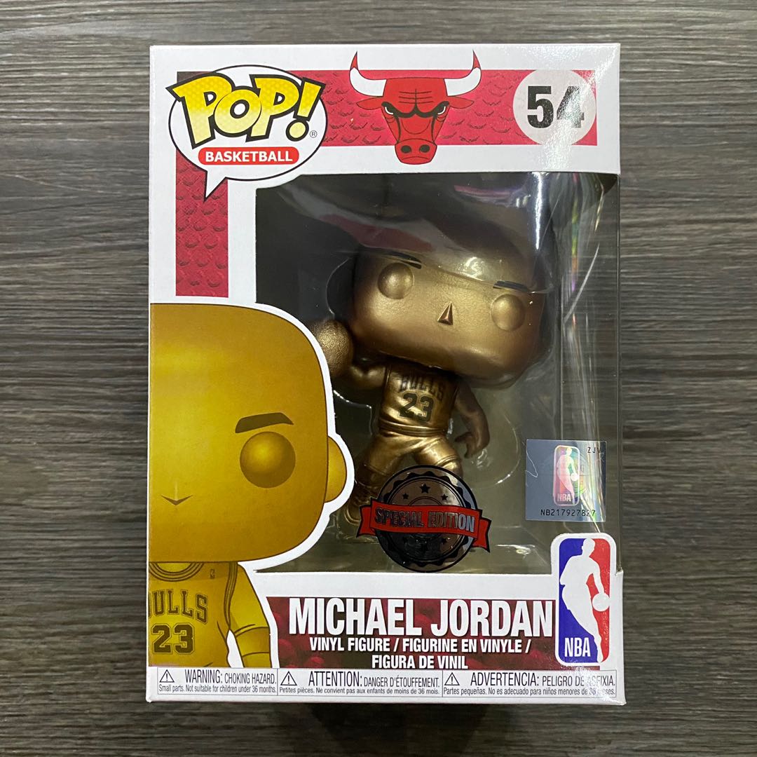 Funko Pop! Basketball NBA Bulls Michael Air Jordan Foot Locker Exclusive  Figure #54 'Bronze