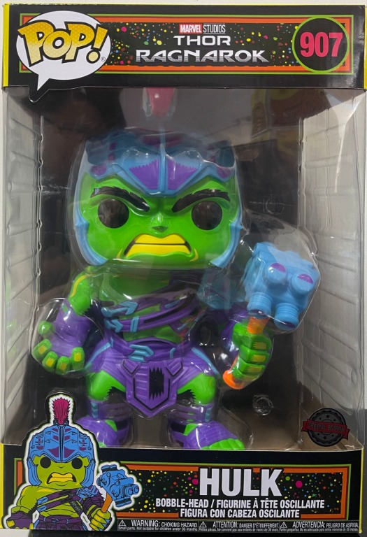 FIGURINE FUNKO POP MARVEL THOR RAGNAROK & 249 HULK Édition Exclusive
