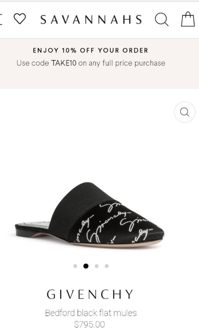 givenchy flat mules