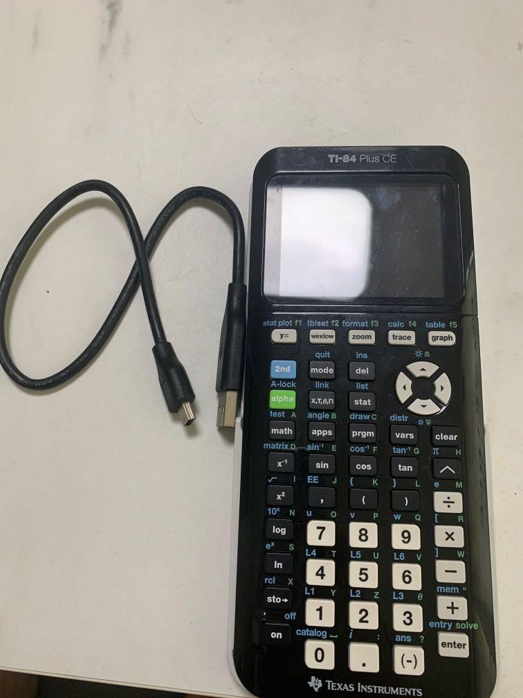 graphing calculator and charging wire included, Computers & Tech, Parts