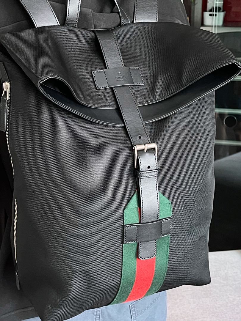 Gucci striped bag cheap
