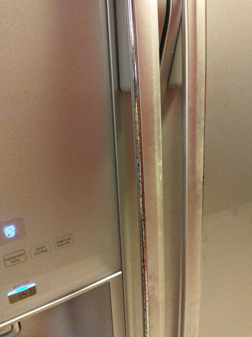 Hitachi side by side door fridge 4 ticks energy saving, TV & Home