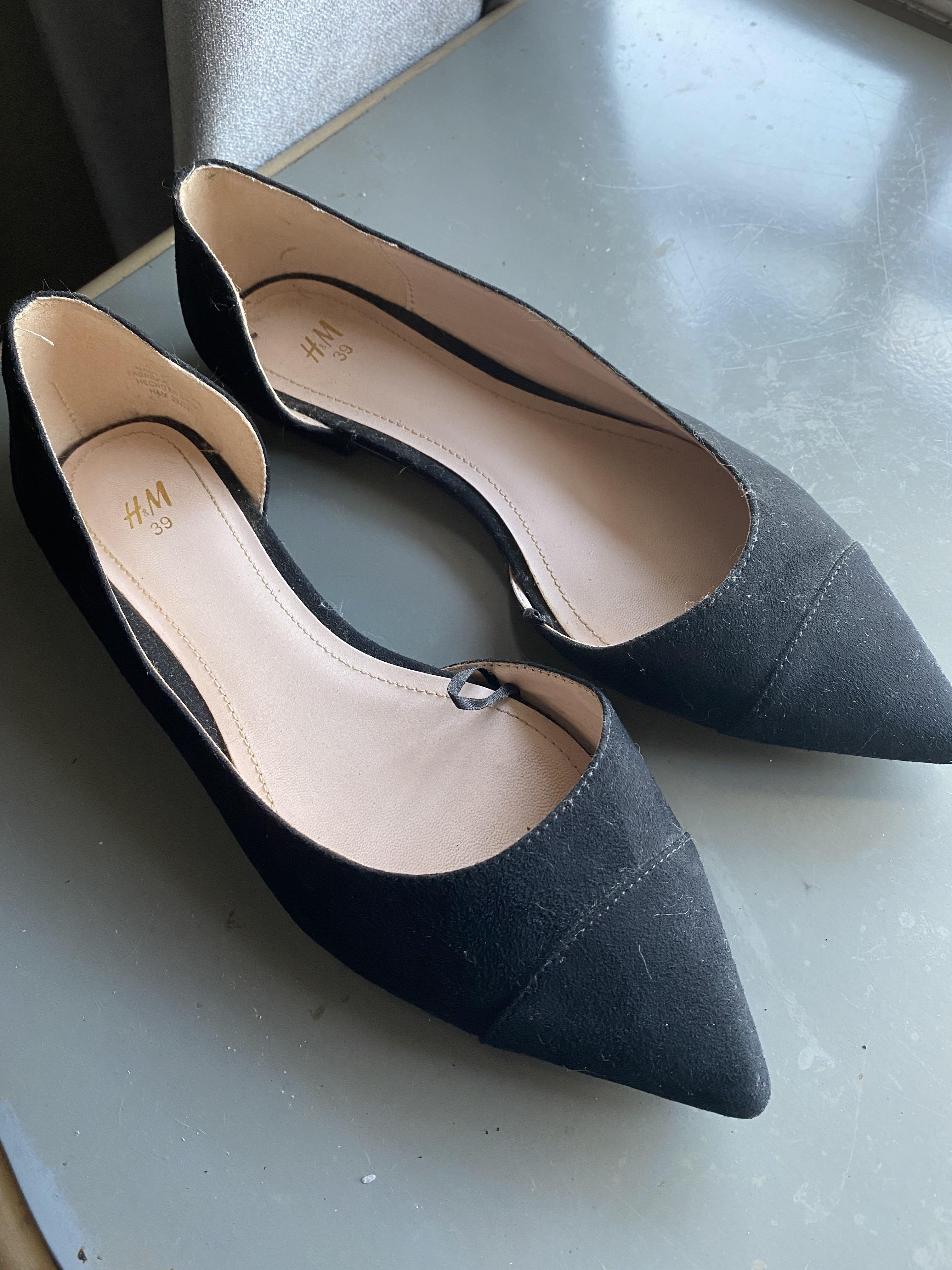 H&m black sales flat shoes