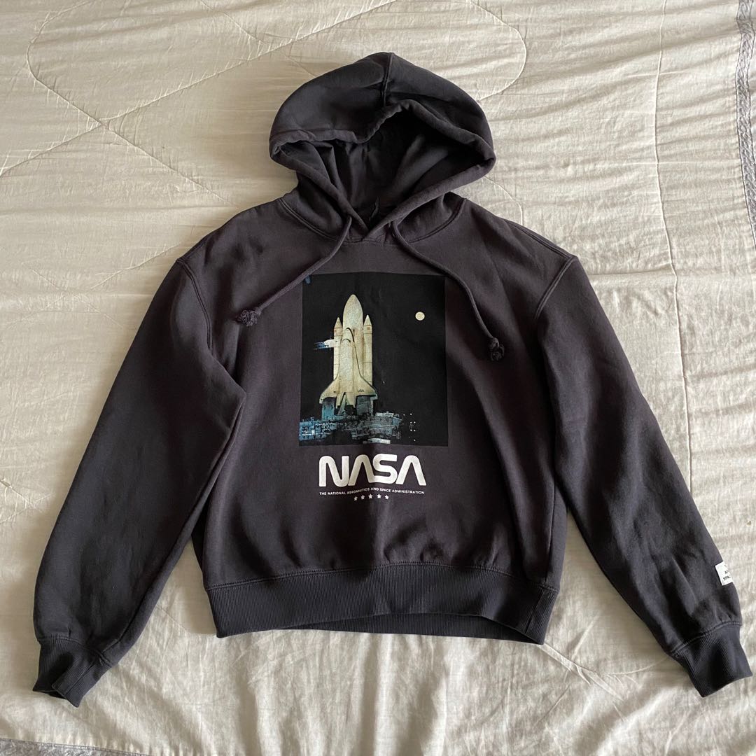 H&M NASA Hoodie, Women's Fashion, Clothes, Tops on Carousell