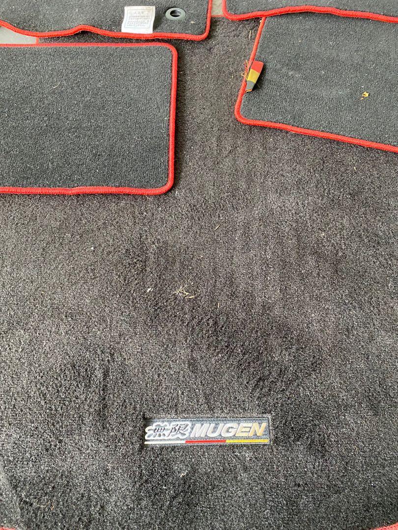 Honda CRZ CRZ Mugen Floor Mat Carpet Red, Auto Accessories on Carousell