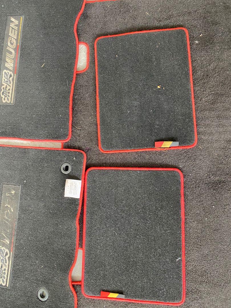 Honda CRZ CRZ Mugen Floor Mat Carpet Red, Auto Accessories on Carousell