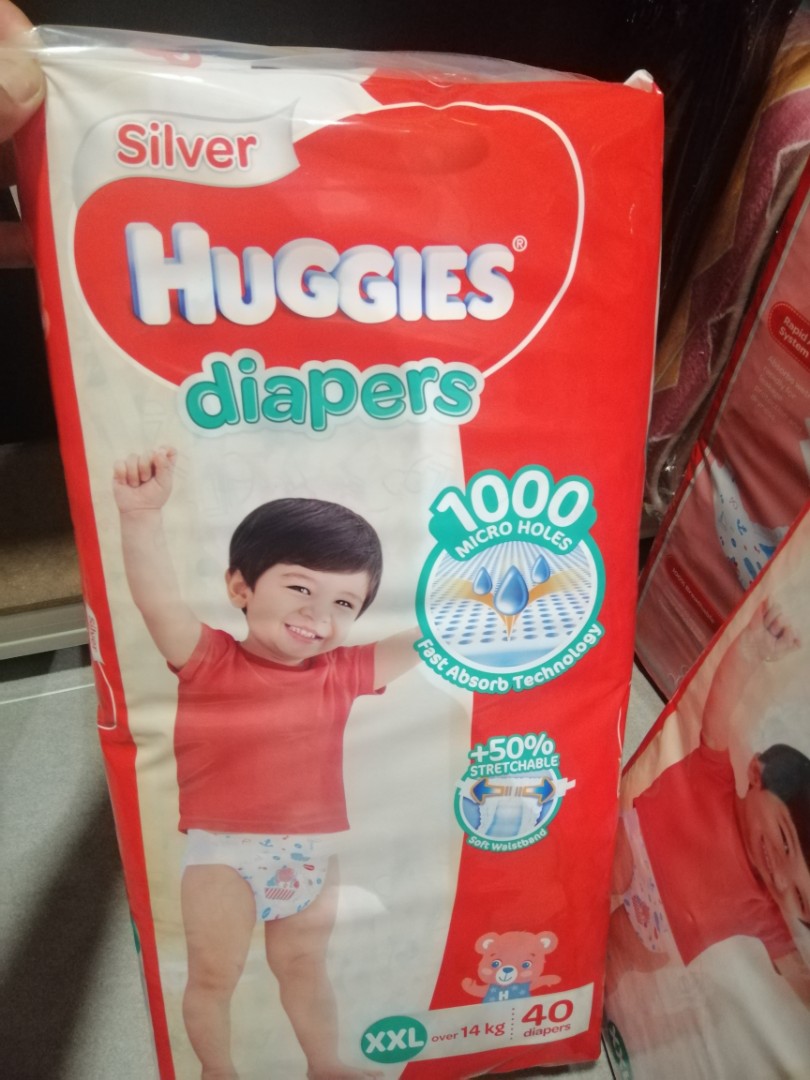 Huggies Diapers (Tape XXL), Babies & Kids, Babies & Kids Fashion on Carousell
