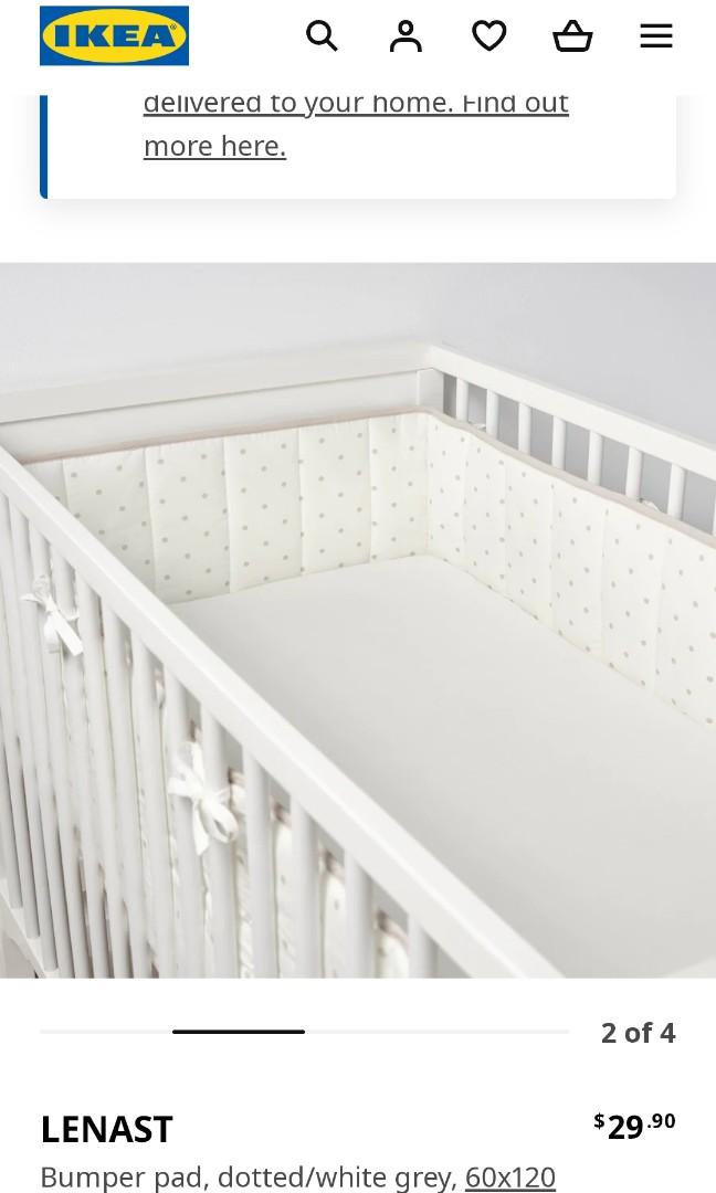 IKEA Cot Bumper, Babies & Kids, Baby Nursery & Kids Furniture, Cots