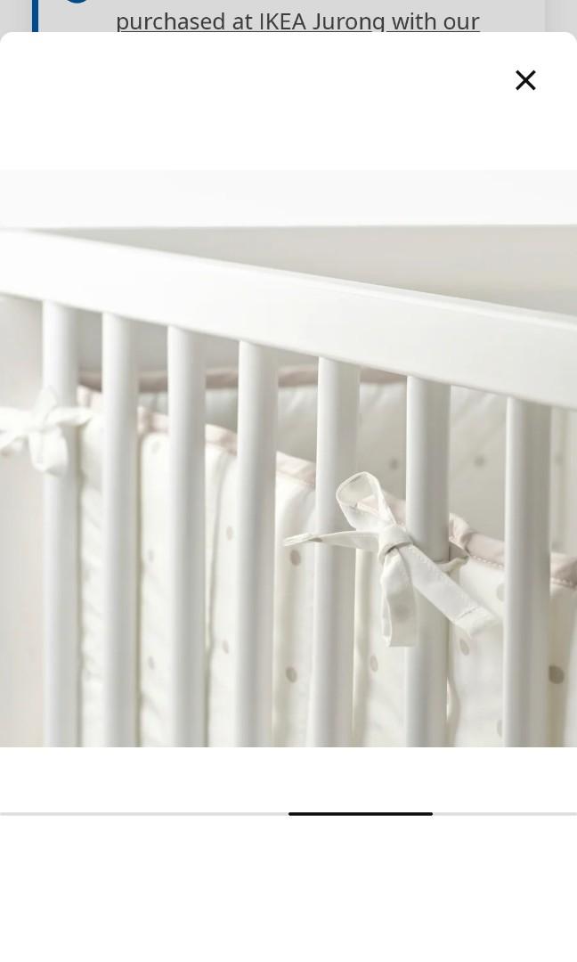 IKEA Cot Bumper, Babies & Kids, Baby Nursery & Kids Furniture, Cots