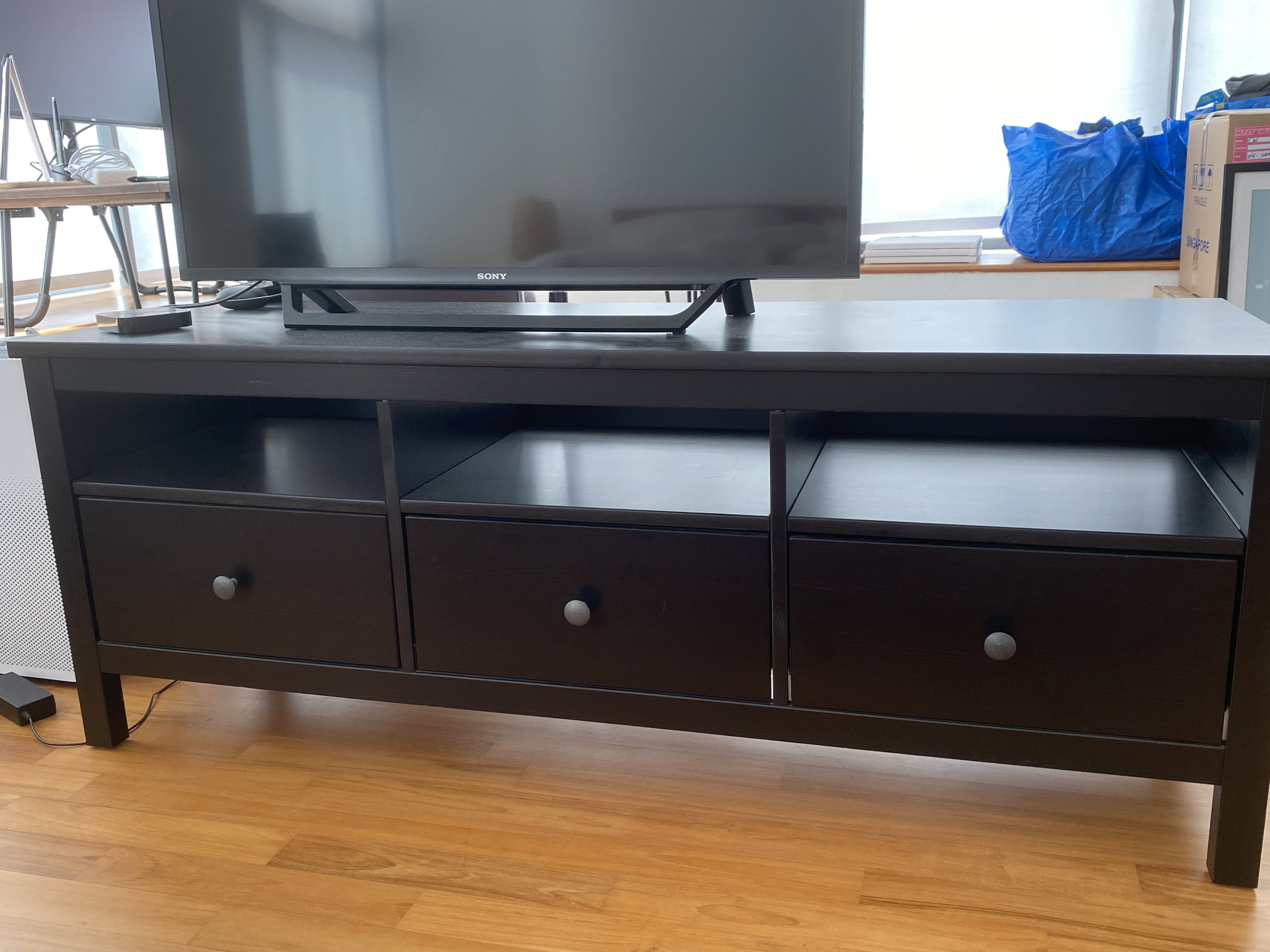 Ikea HEMNES tv console 148x47x57 cm, Furniture & Home Living, Furniture