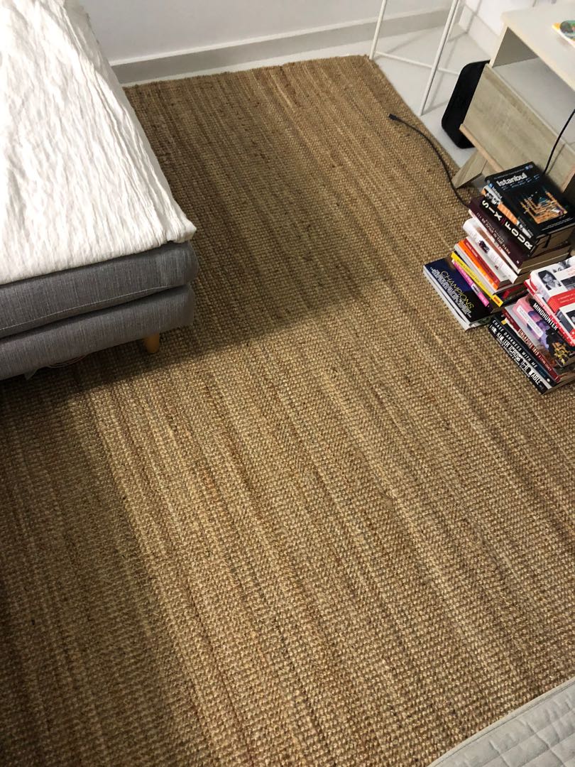 IKEA Jute rug 2 x 3, Furniture & Home Living, Home Decor, Carpets, Mats