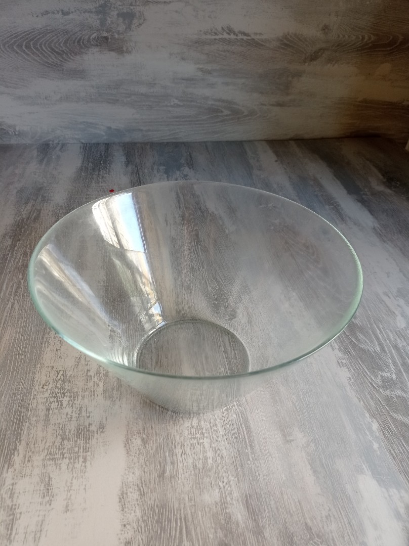 Ikea Large Salad Bowl (glass), Furniture & Home Living, Kitchenware