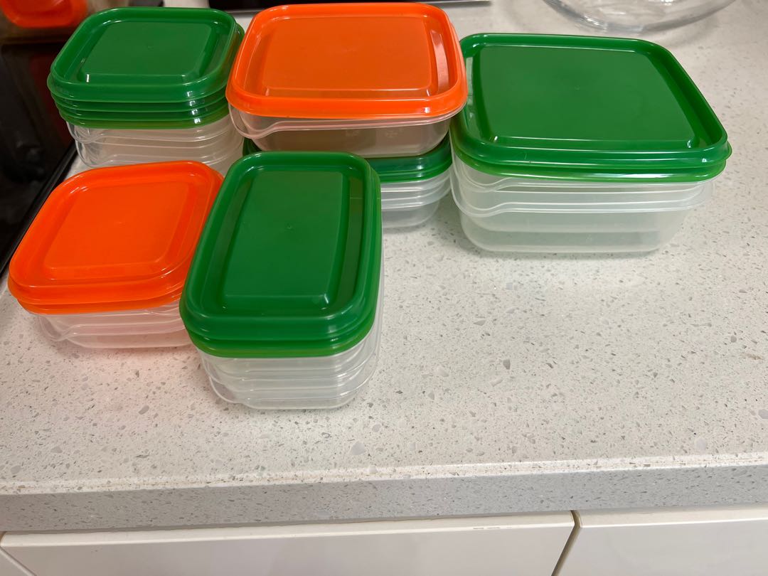 IKEA Plastic Containers(14 pieces), Furniture & Home Living
