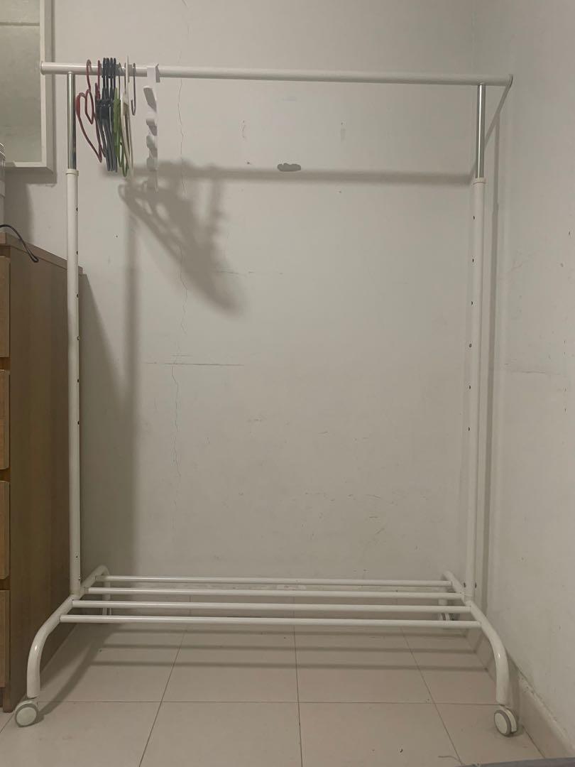 IKEA RIGGA Clothing Rack, Furniture & Home Living, Furniture, Shelves