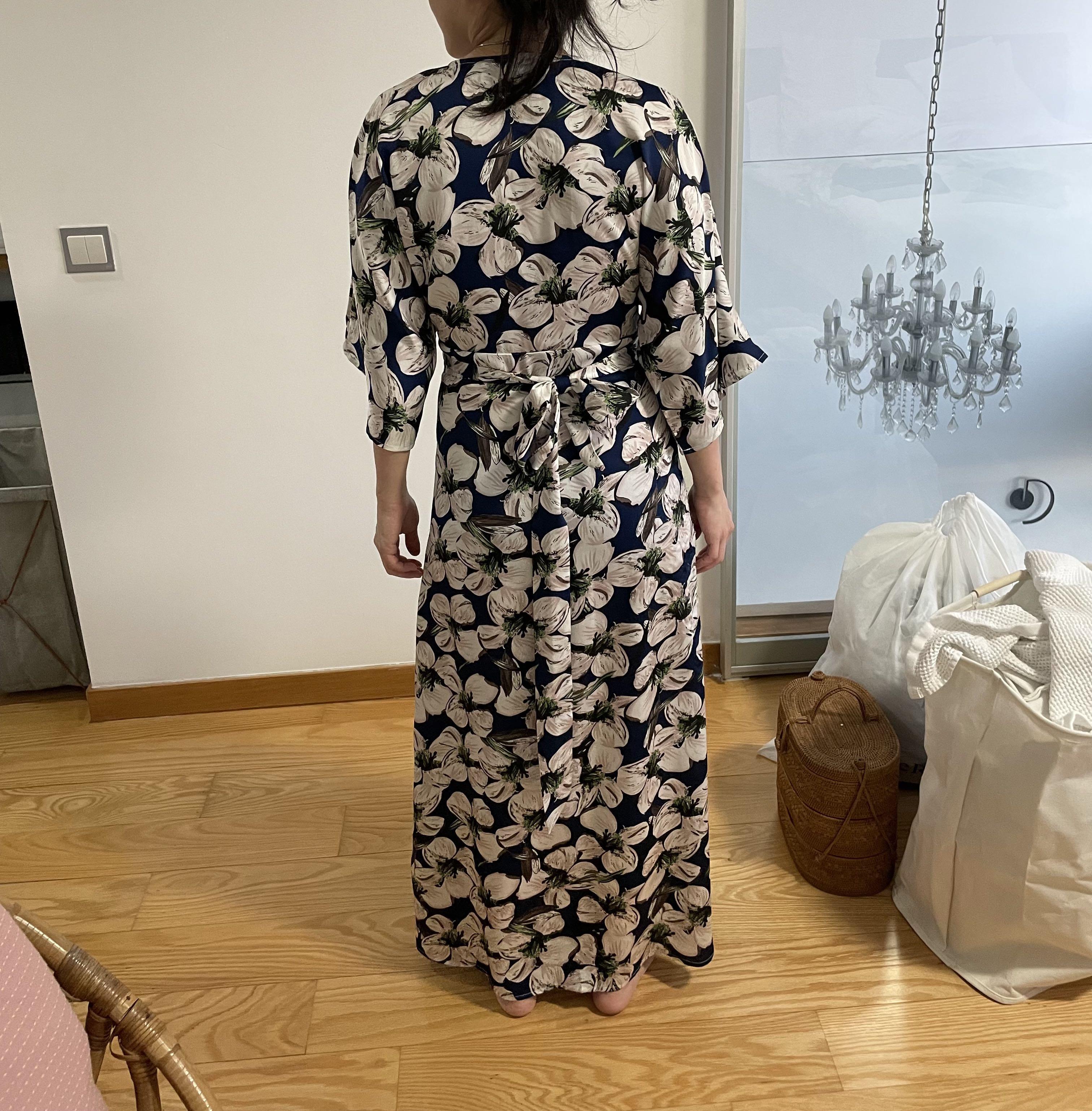 Maxi dress new arrivals with kimono