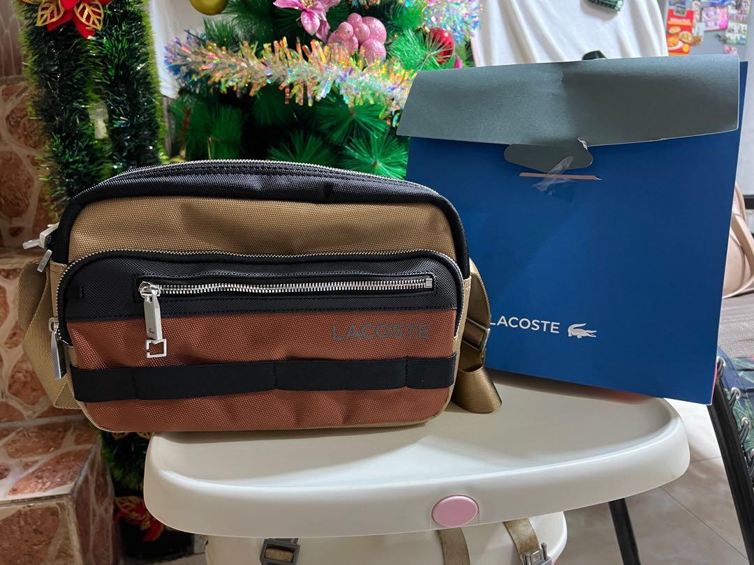 Lacoste Bag for Sale (Category: Luxury Bags & Wallets) located in Pasig City. Submitted by james_ngo (Listing ID 1136298584, Image 2). Description: For Sale: Original Lacoste Bag Never been used. Complete with dust bag, box and paper bag. Original Store Price: P8,000 Selling Price: P6500 Slightly Negotiable..