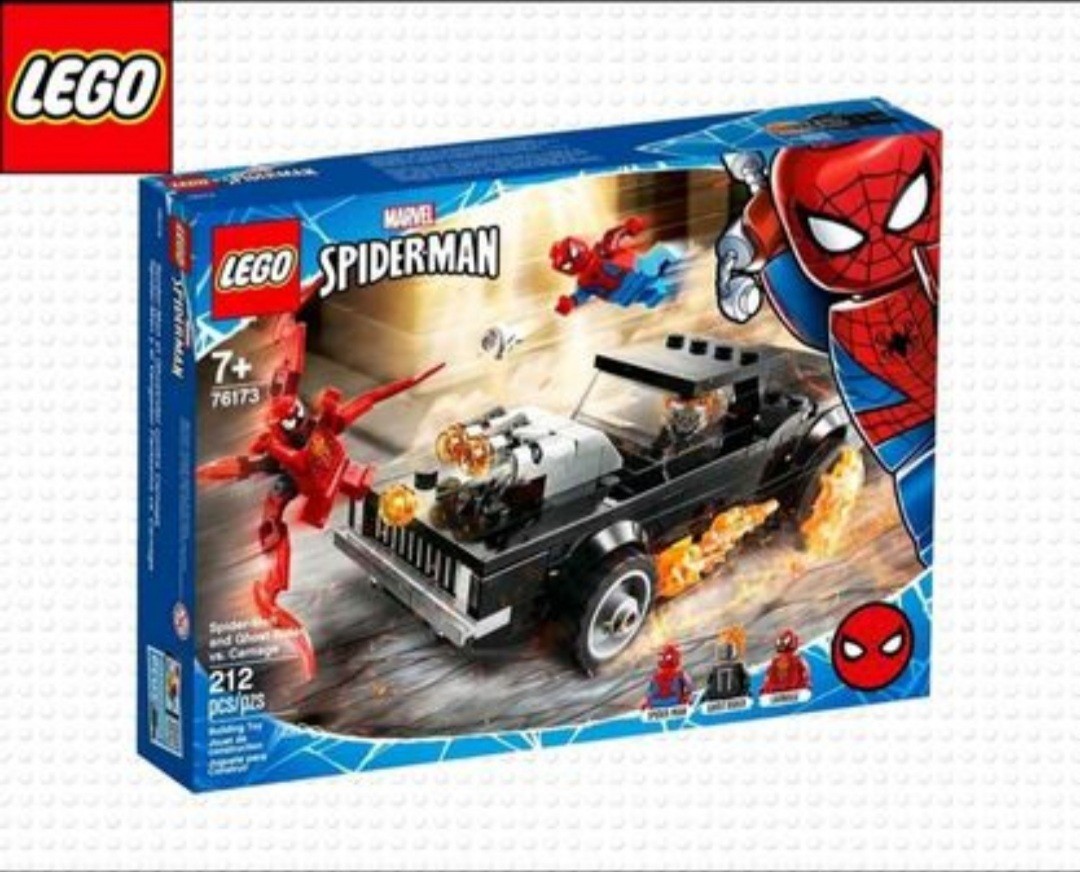 LEGO 76173 Marvel Super Heroes - Spider-Man and Ghost Rider vs. Carnage ...