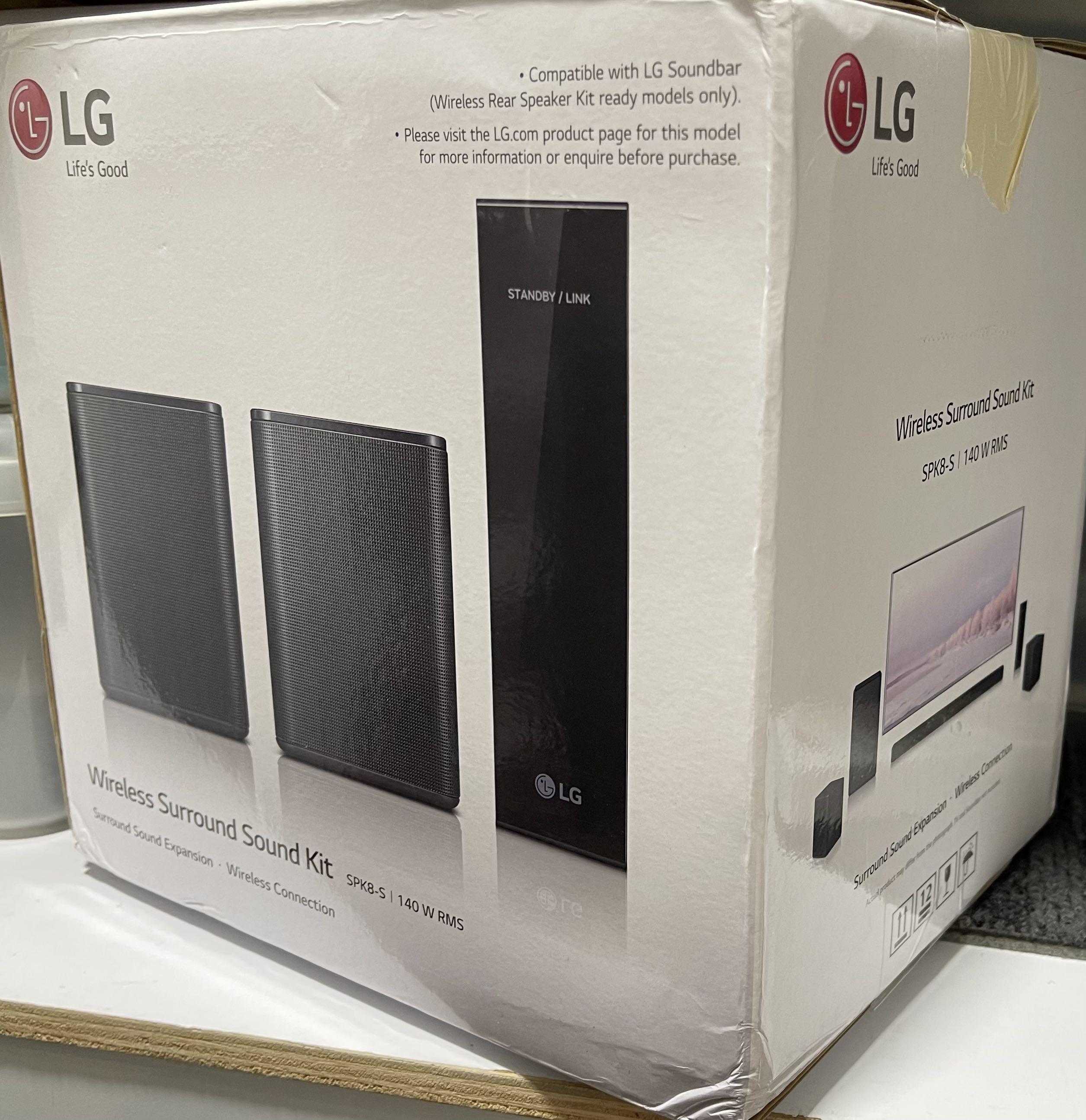 LG SN9YG 5.1.2 Channel High Res Audio Sound Bar with Rear surround