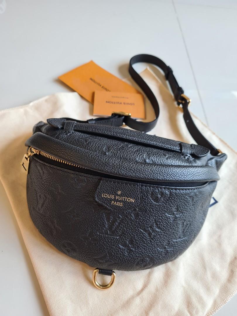 Louis Vuitton, Bags, Louis Vuitton Bumbag Monogram Empreinte Noir  Authentic Like New