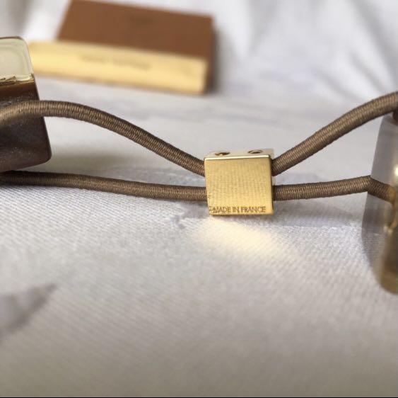 Louis Vuitton Cube Hair Tie - Brown Other, Accessories - LOU01341